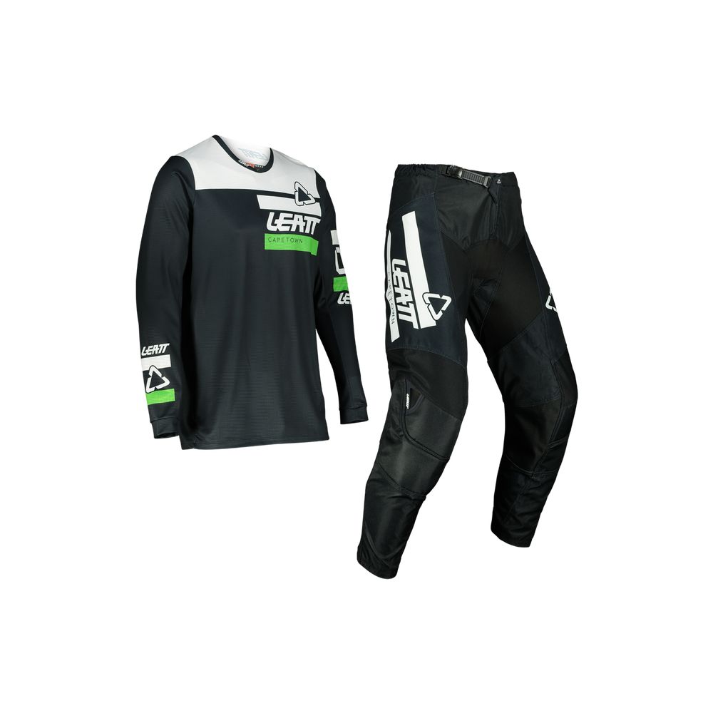Combo Pantaloni + Tricou Ride Moto 3.5 V22 Black/Green