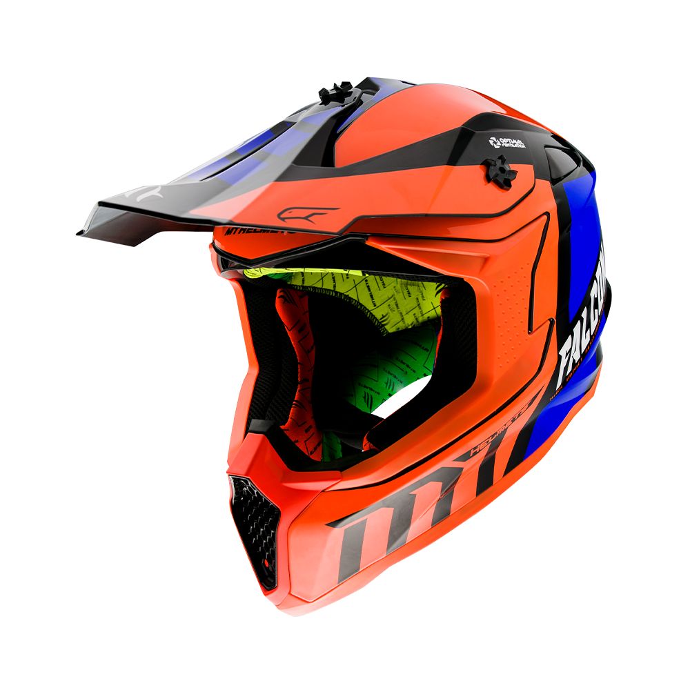 Casca Moto MX Warrior C4 Gloss Pearl Orange 2022