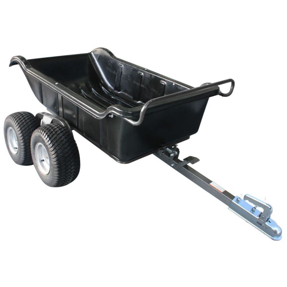 Atv Trailer Garden 680 4 Wheel Black | Shark - Moto24